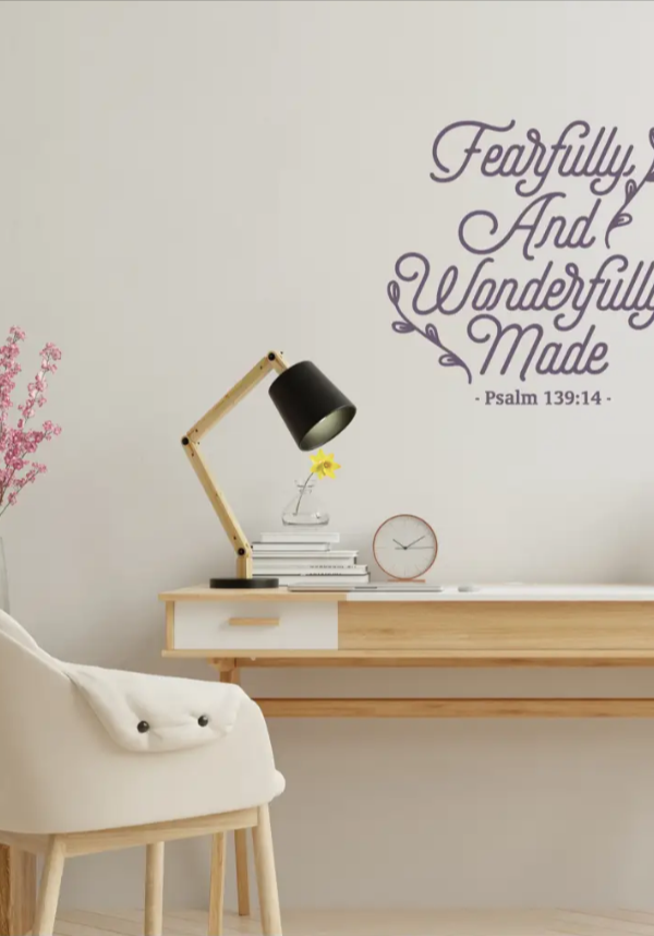Fearfully and Wonderfully Made Wall Decal